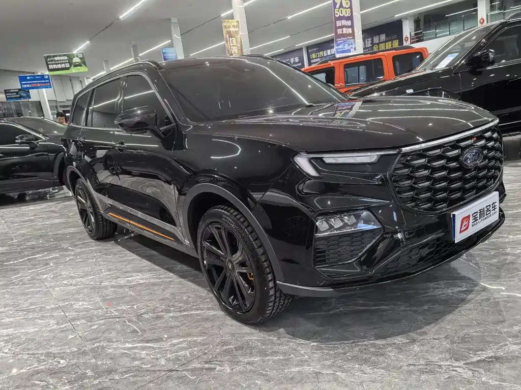 Lingyu 2023 EcoBoost 225 Black Yao Tilt Orange Version Premium Collar Type 7 seats (2/2/3)
