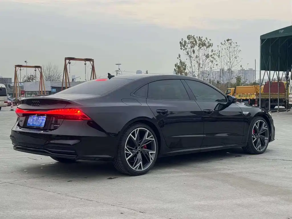 Audi A7L 2023 model 45 TFSI quattro S-line Black Samurai Edition