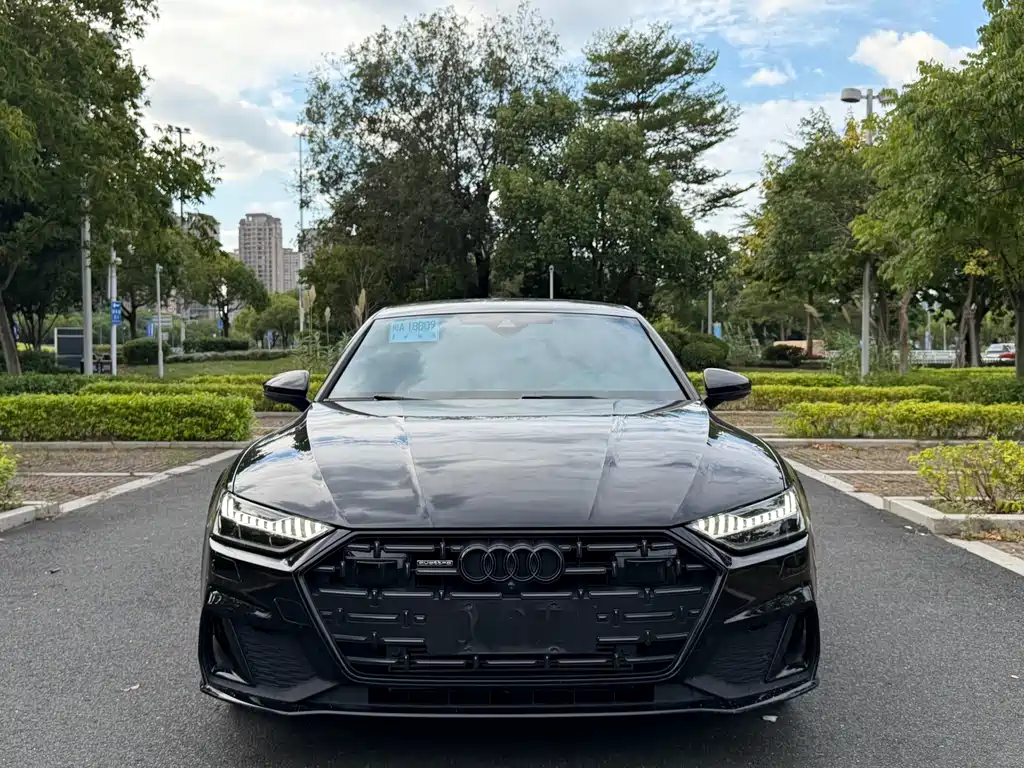 Audi A7L 2023 model 45 TFSI quattro S-line Black Samurai Edition