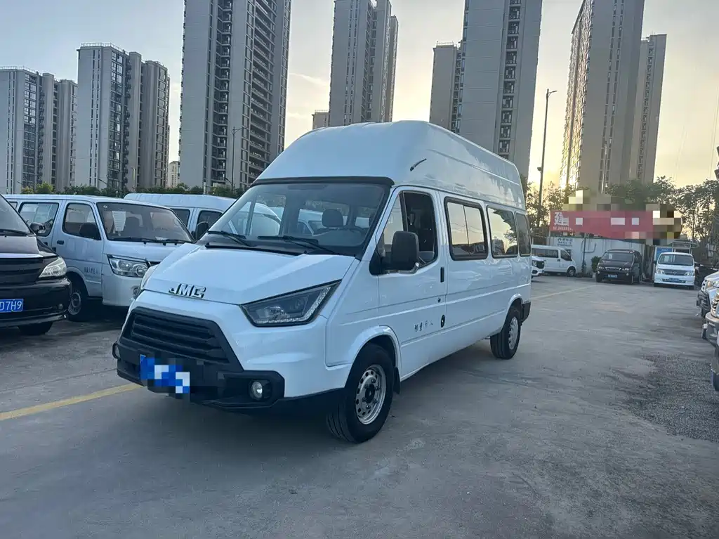 Teshun 2019 2.8T commercial long-axis high-top 6-seater rear single-tire national VI JX493