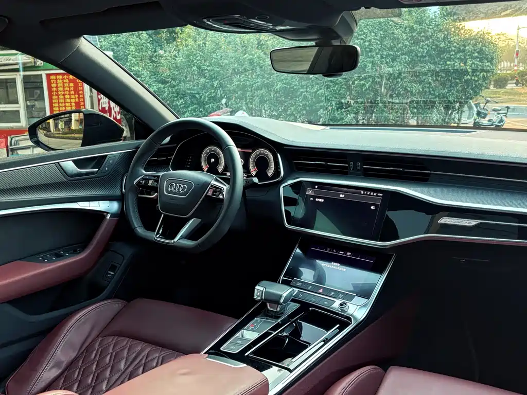 Audi A7L 2022 model 45 TFSI quattro S-line Black Samurai Edition