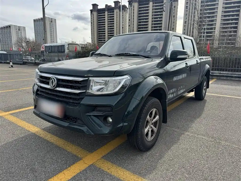 Ruiqi 2023 2.4T diesel two-wheel drive entrepreneurial version long cargo box YCY24165-61