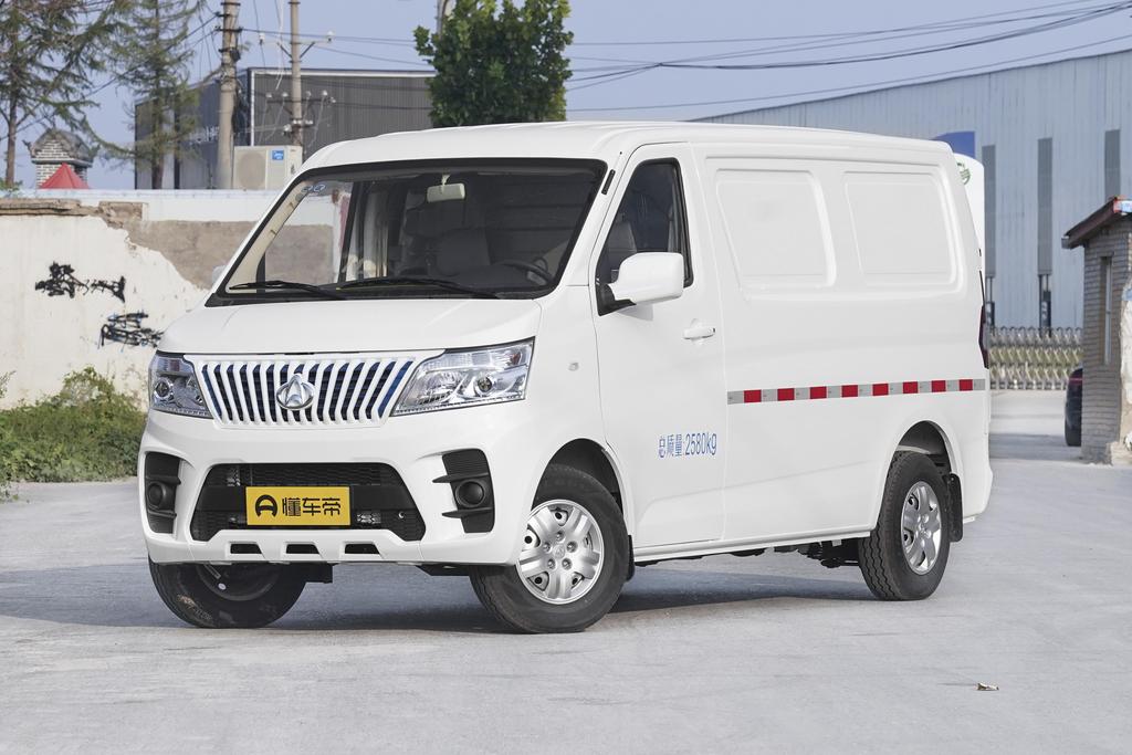 Pure electric van transporter flat top with 2 doors 60kW