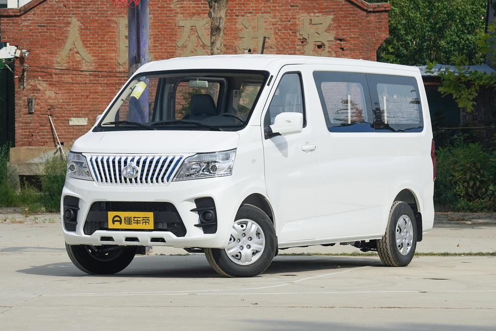 Pure electric bus flat top back sliding door 7 seats 60kW