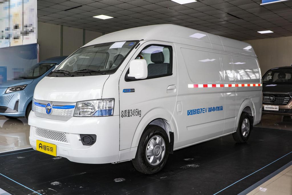 Commercial version of the van transporter with long axis and high top 2 seats Ningde Times 50.23kWh