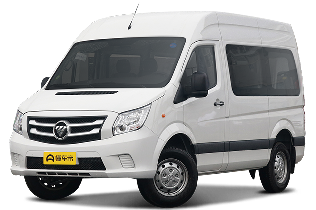 Xiaoke Deluxe edition Cummins 2.8T automatic long-axis mid-top rear single-tire 9-seater car