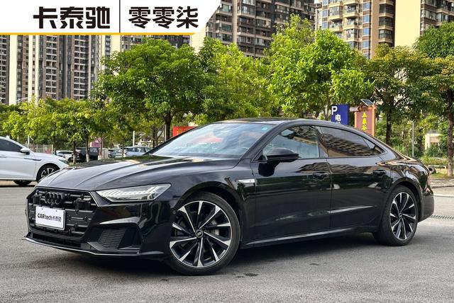 Audi A7L 2022 model 45 TFSI quattro S-line see far type Yao black suit