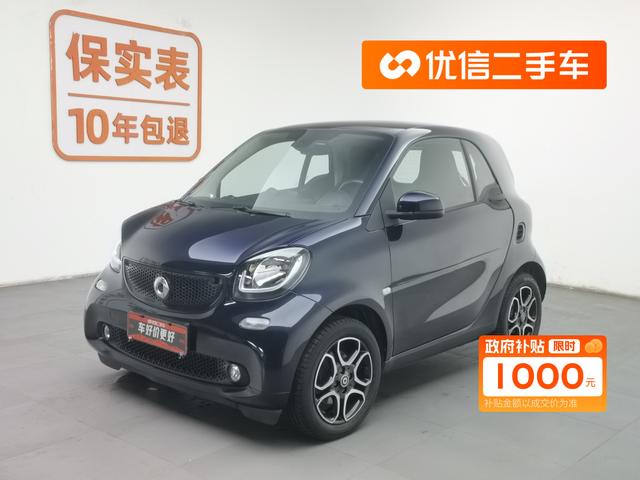 Smart fortwo 2017 1.0L 52kw Charm Blue Special Edition Country V