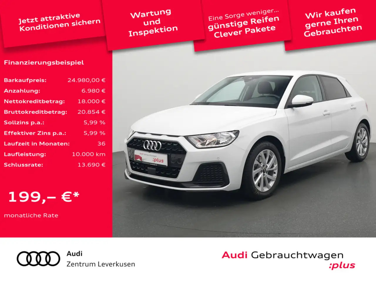 A1Sportback advanced S-TRON NAVI VIRT SHZ PDC