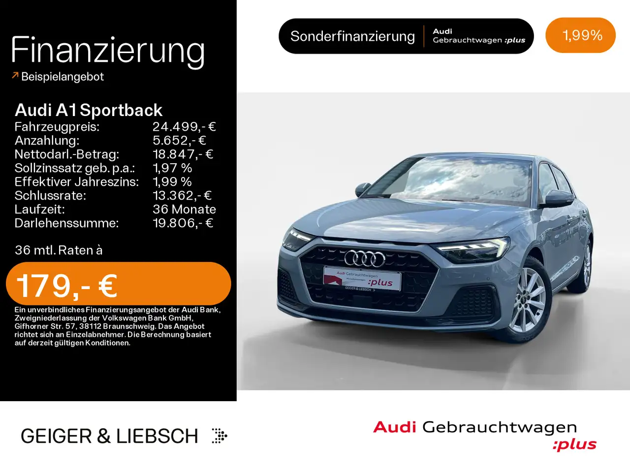 A130 TFSI advanced*NAVI-PLUS*VIRTUAL*
