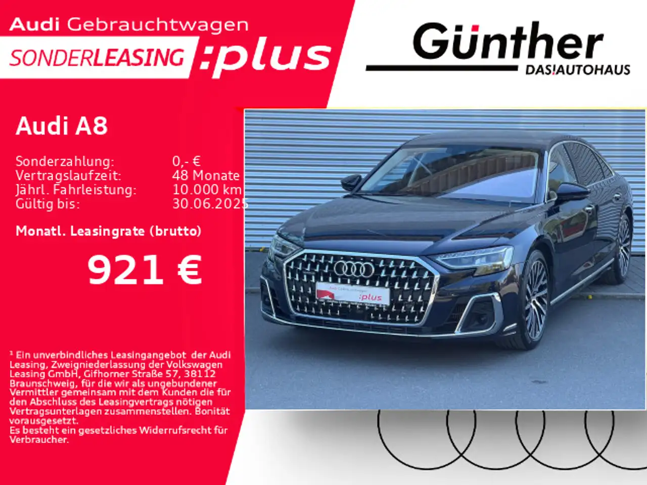 A860 TFSI Lang+AKTIVFAHRWERK+STANDHEIZUNG+REAR+