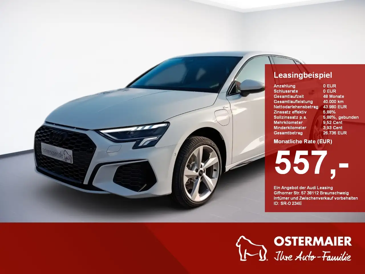A3Sportback S-LINE 40TFSIe 204PS.STRONIC.LED.NAVI.KA