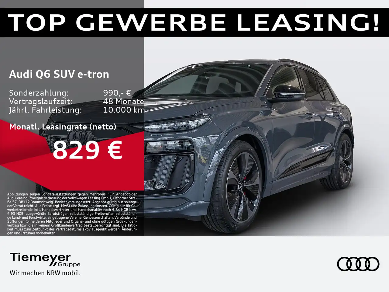 Q6 e-tronQ6 e-tron 285kW EDITION ONE GREY AMBIENTE KAMERA