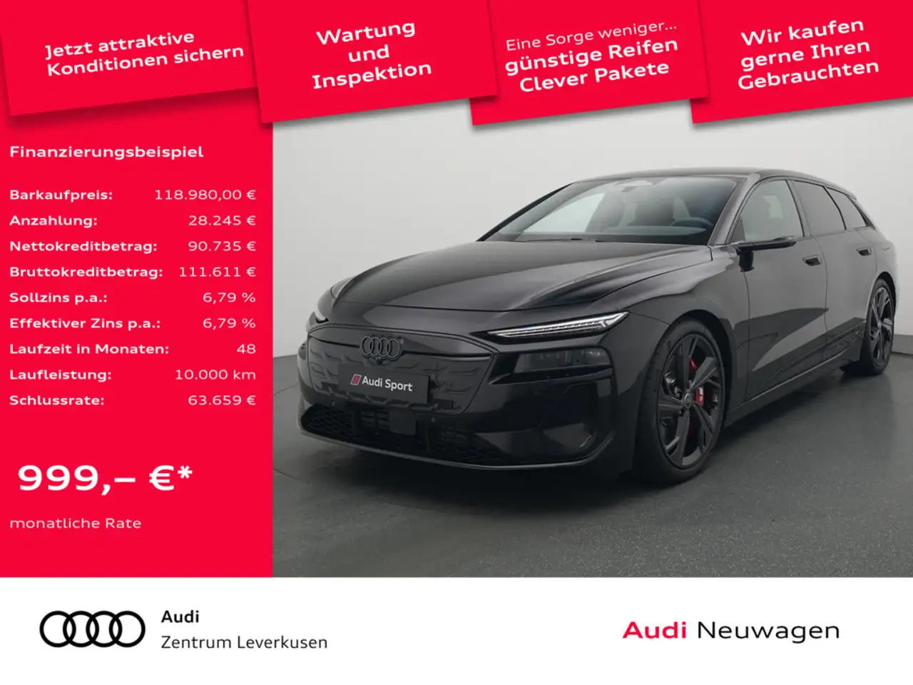 S6Avant e-tron ACC B&O HUD KAM LED NAVI VIRT