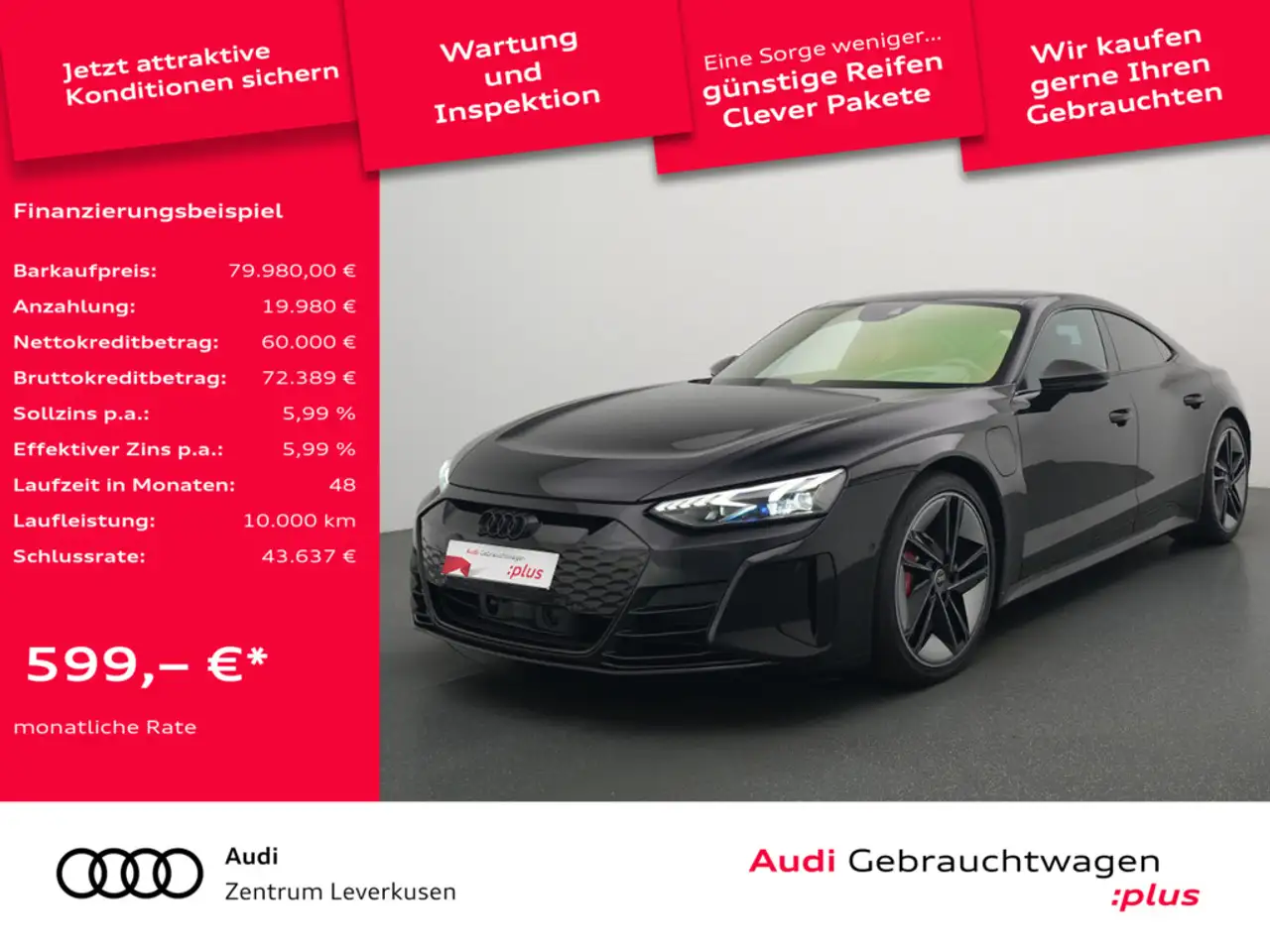 RS e-tron GTPANO LEDER LASER B&O LUFT KAM 36