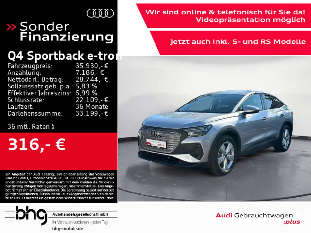 Q4 e-tronQ4 Sportback 40 e-tron Matrix/AHK/Navi/EPH/Assis