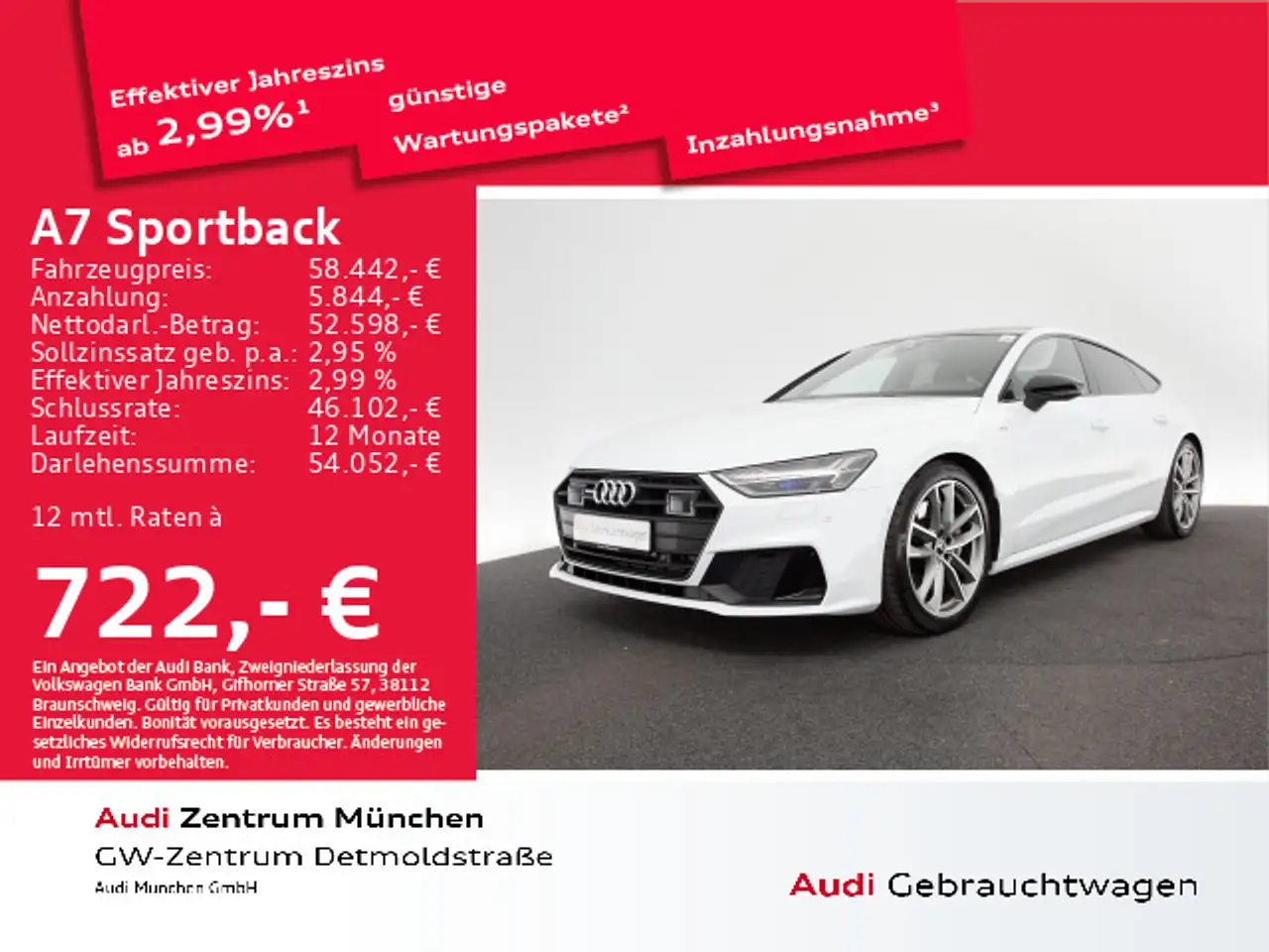 A750 TFSI e qu. S tronic S line Pano/