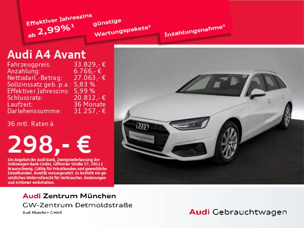 A440 TDI S tronic AHK/Navi+/PDC+