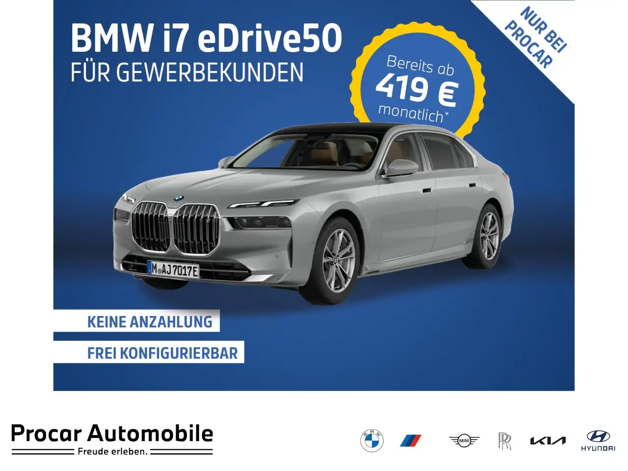 i7eDrive50 AKTIONSANGEBOT! GEW. LEAS. AB 419,- NETTO