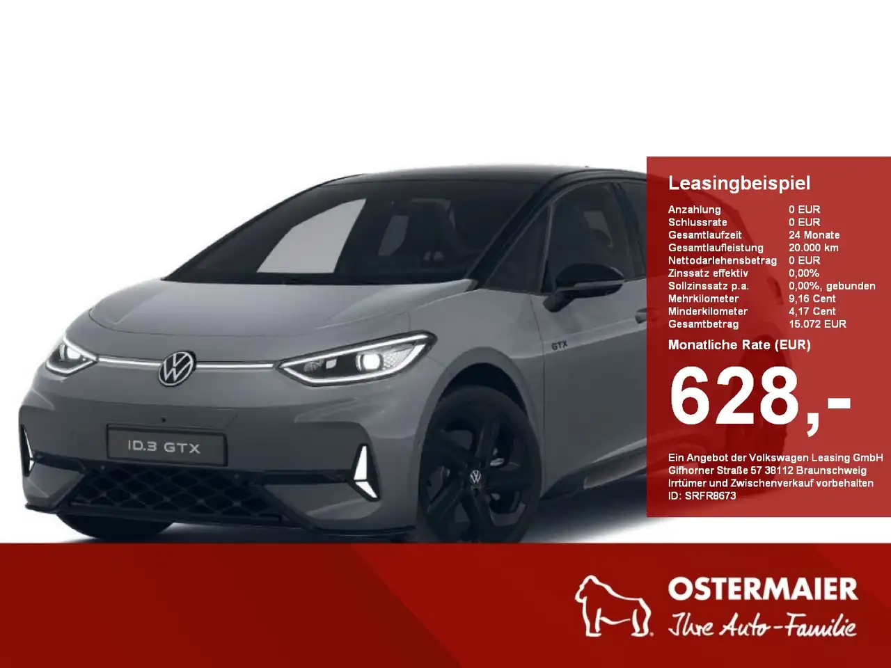 ID.3GTX 79 kWh 20''Alu,Pano,DCC,IQ.Drive,Wärmepumpe
