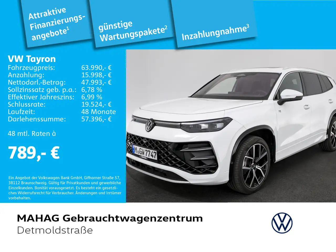 Tayron2.0 TDI 4 Mot R-Line AHK IQ.Light IQ.Driv