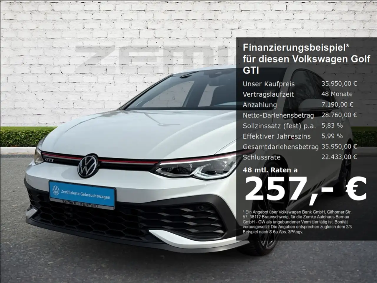 Golf GTIVIII 2.0 TSI DSG Clubsport  Navi digitales Cockpit