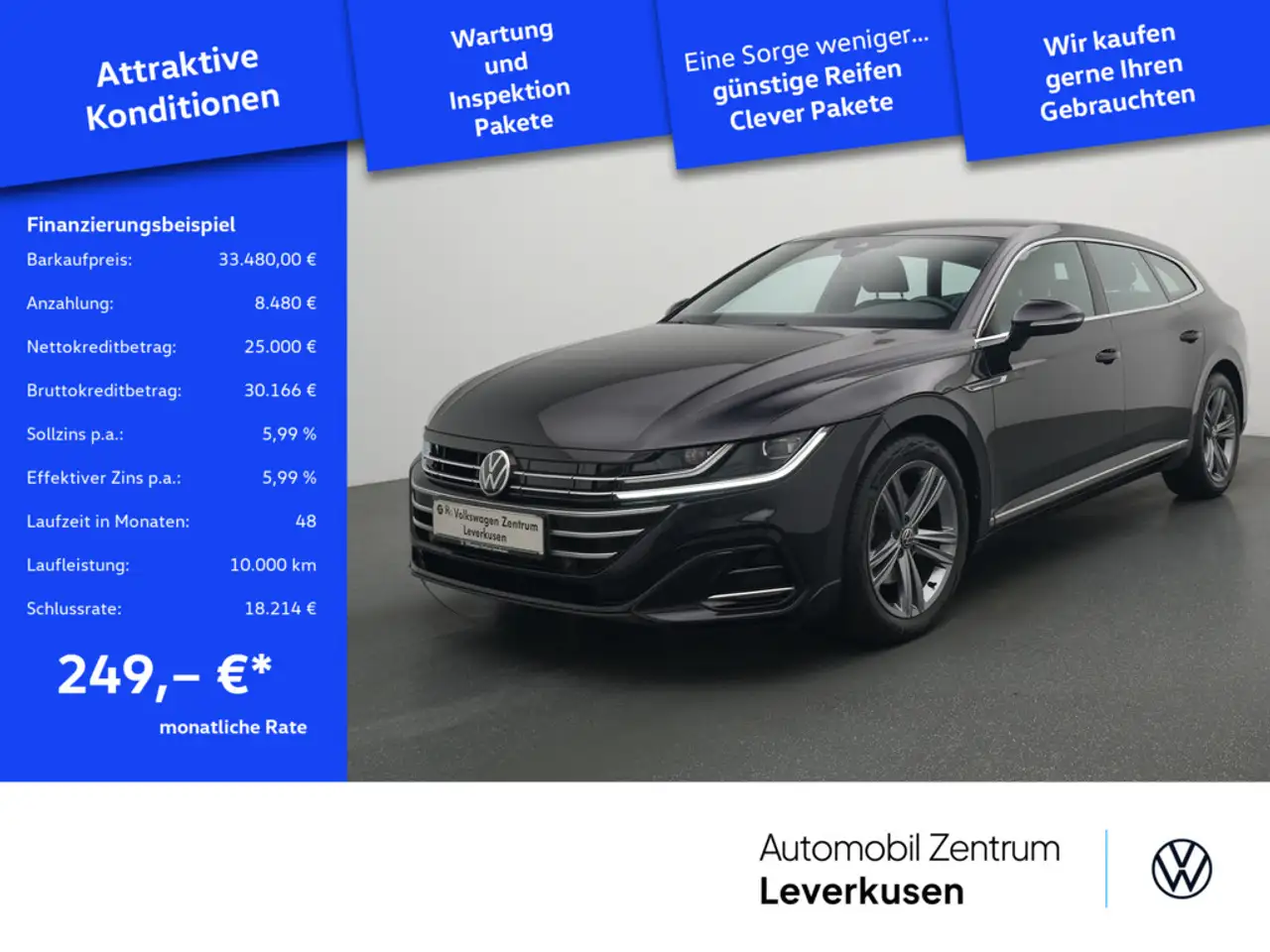 ArteonShooting Brake R-Line CARPLAY KAM SHZ LED