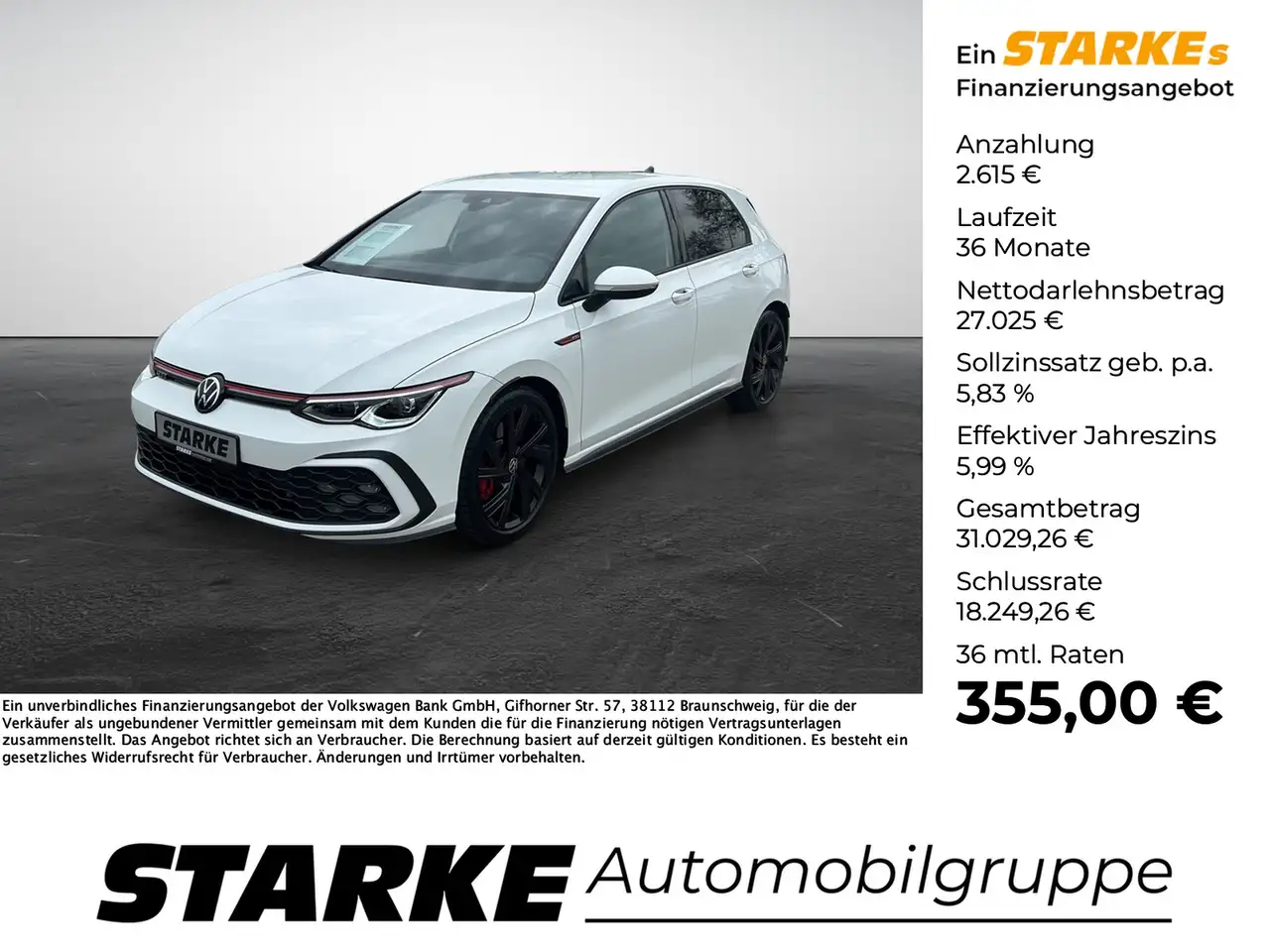 Golf GTI2.0 TSI DSG
