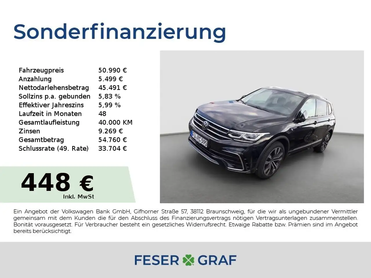 Tiguan AllspaceR-Line 2.0 TDI 4M DSG AHK Navi