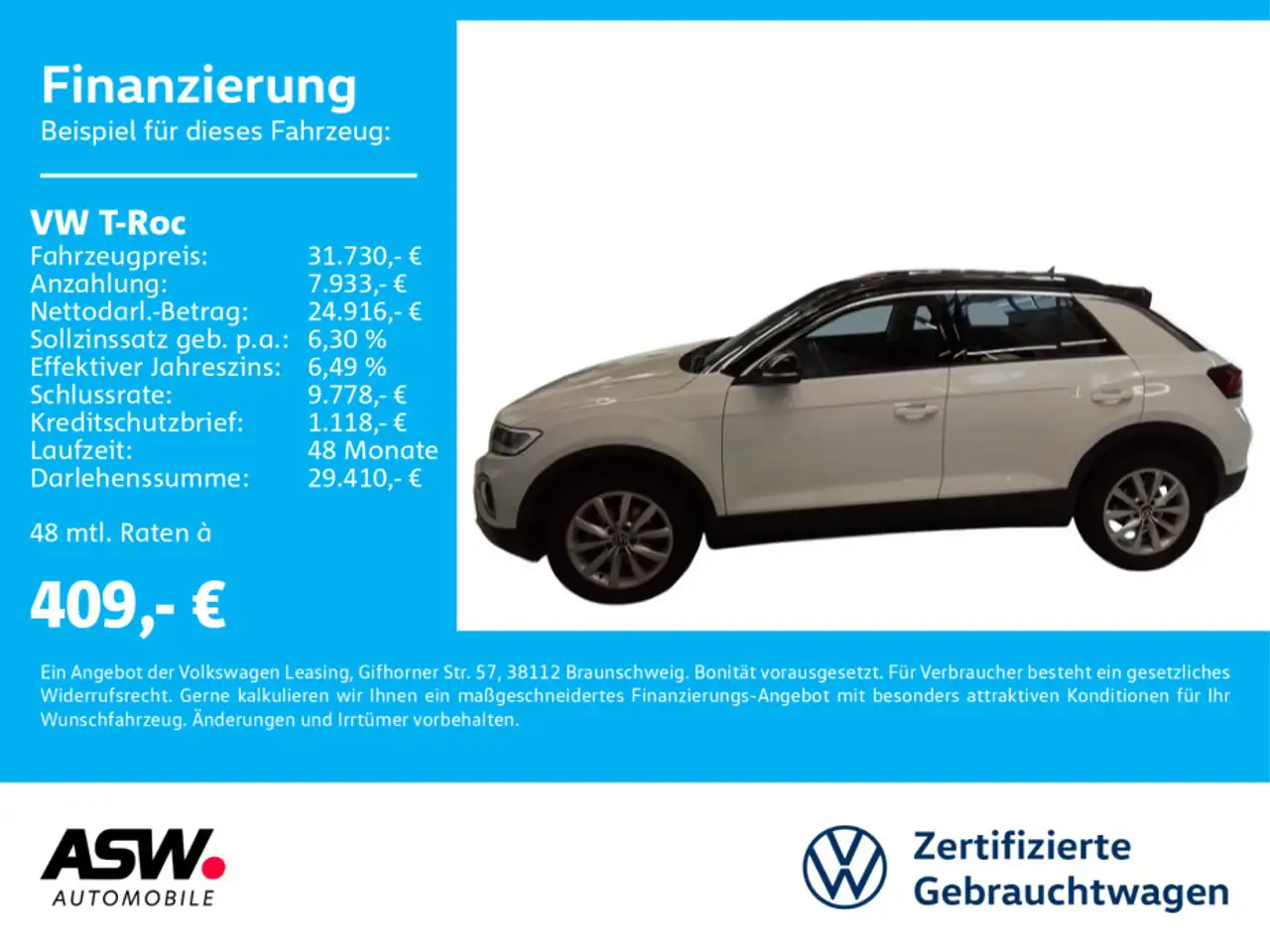 T-RocT-ROC Life 1.5 TSI DSG Navi LED Standheizung AHK