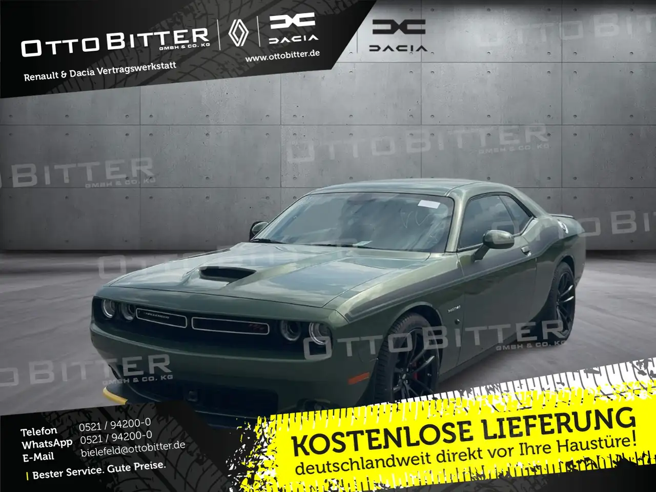 ChallengerR/T 5.7L V8 RT  BLACK/PERFORMANCE/VOLL