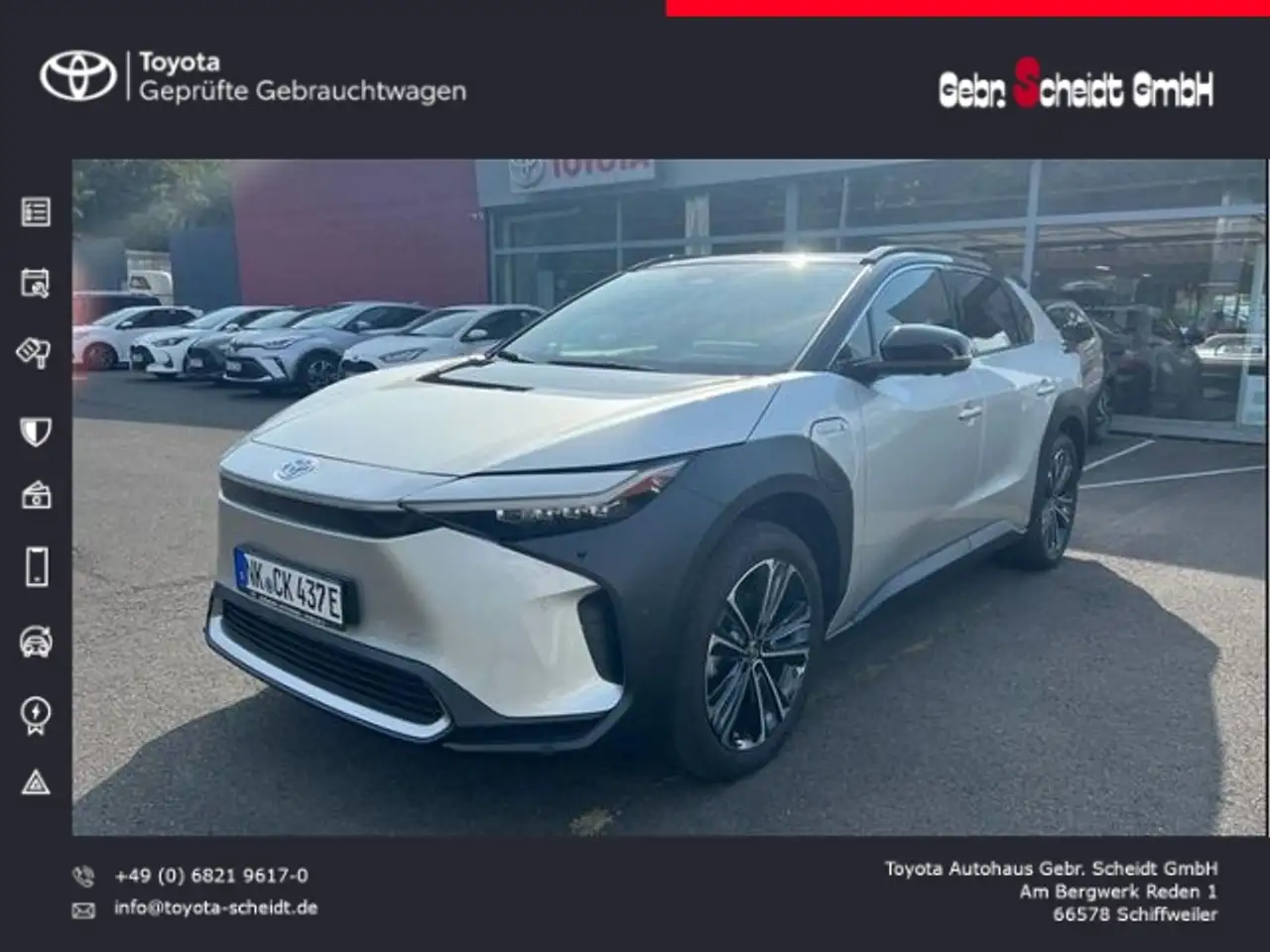 bZ4XVOLLAUSSTATTUNG mit ALLRAD Panorama Navi digitales