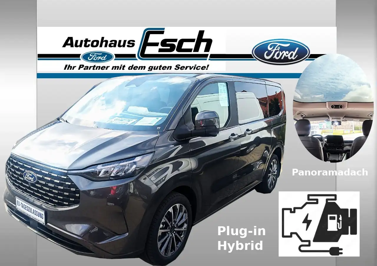 Tourneo CustomPlug-in Hybrid AHK elektr. schw TitaniumX Panorama