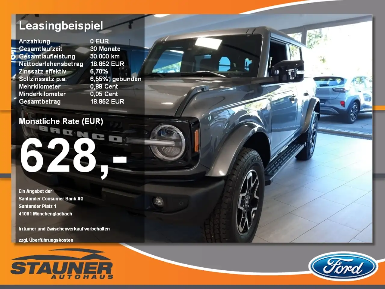 Bronco2.7l EcoBoost Outer Banks SHZ LM LED