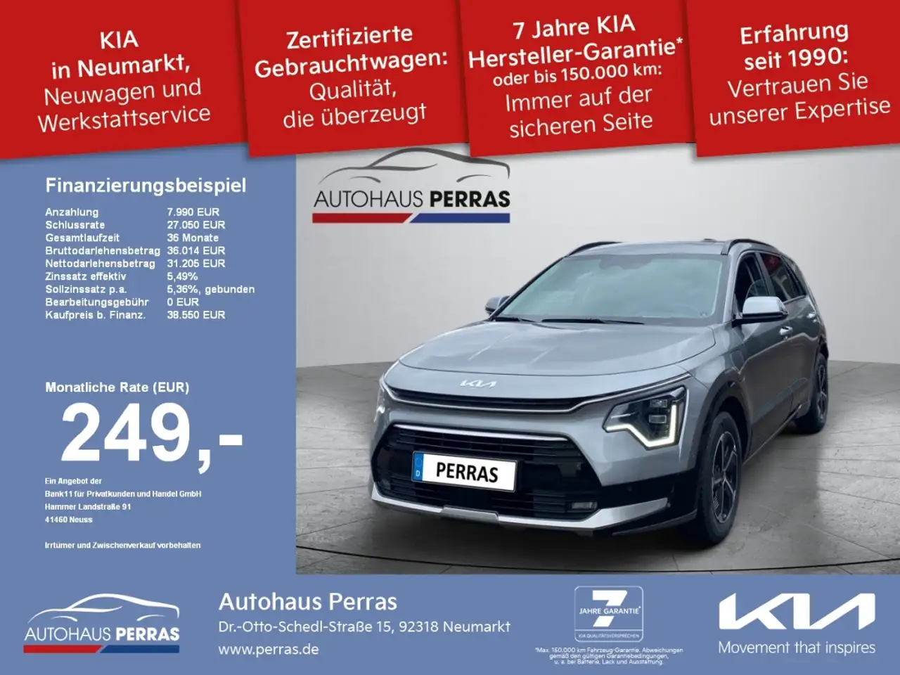 Niro1.6 PHEV DCT SPIRIT TEC REX Glasdach