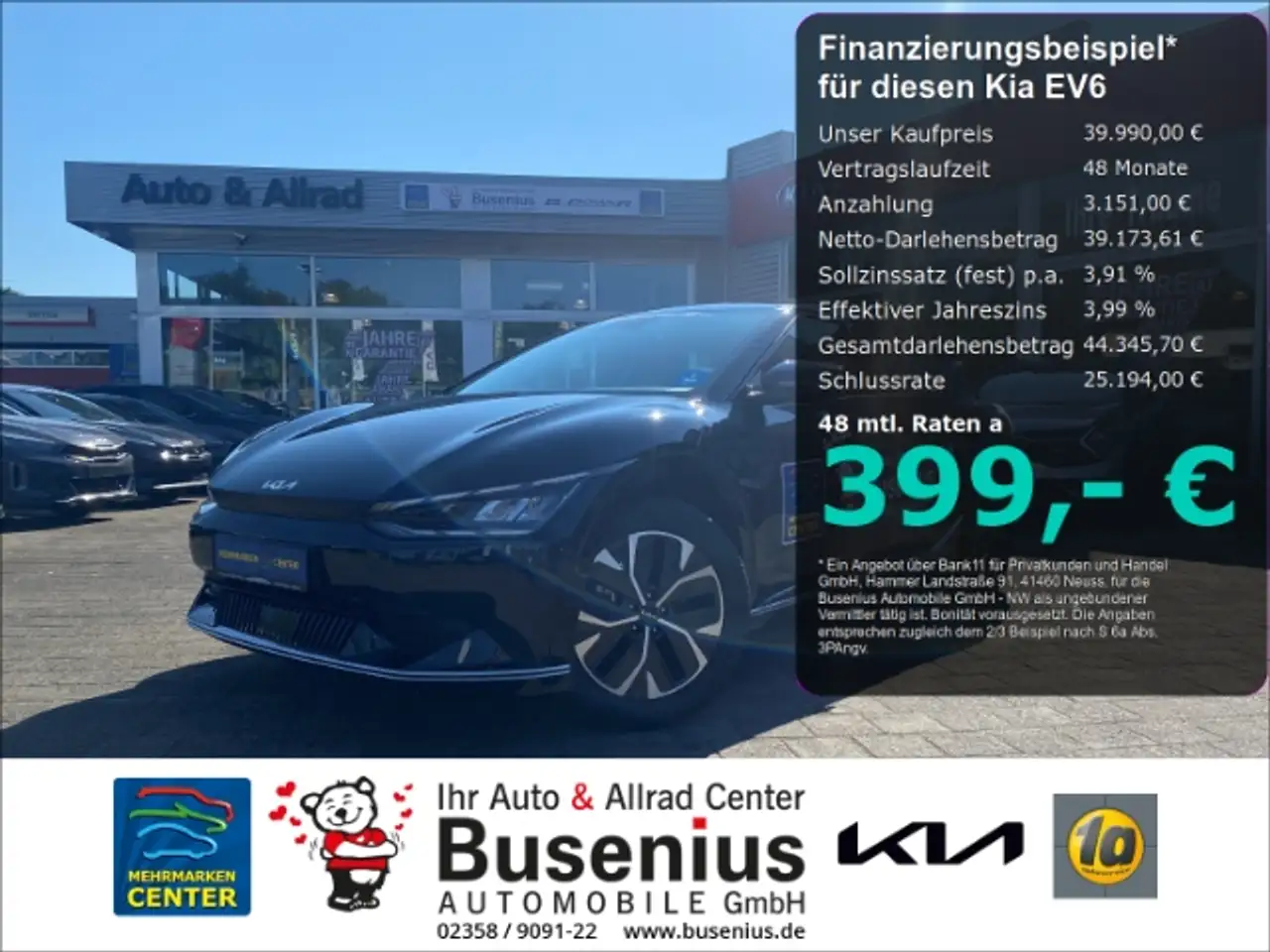 EV6RWD, 58-kWh-Batterie+ Comfort+Air