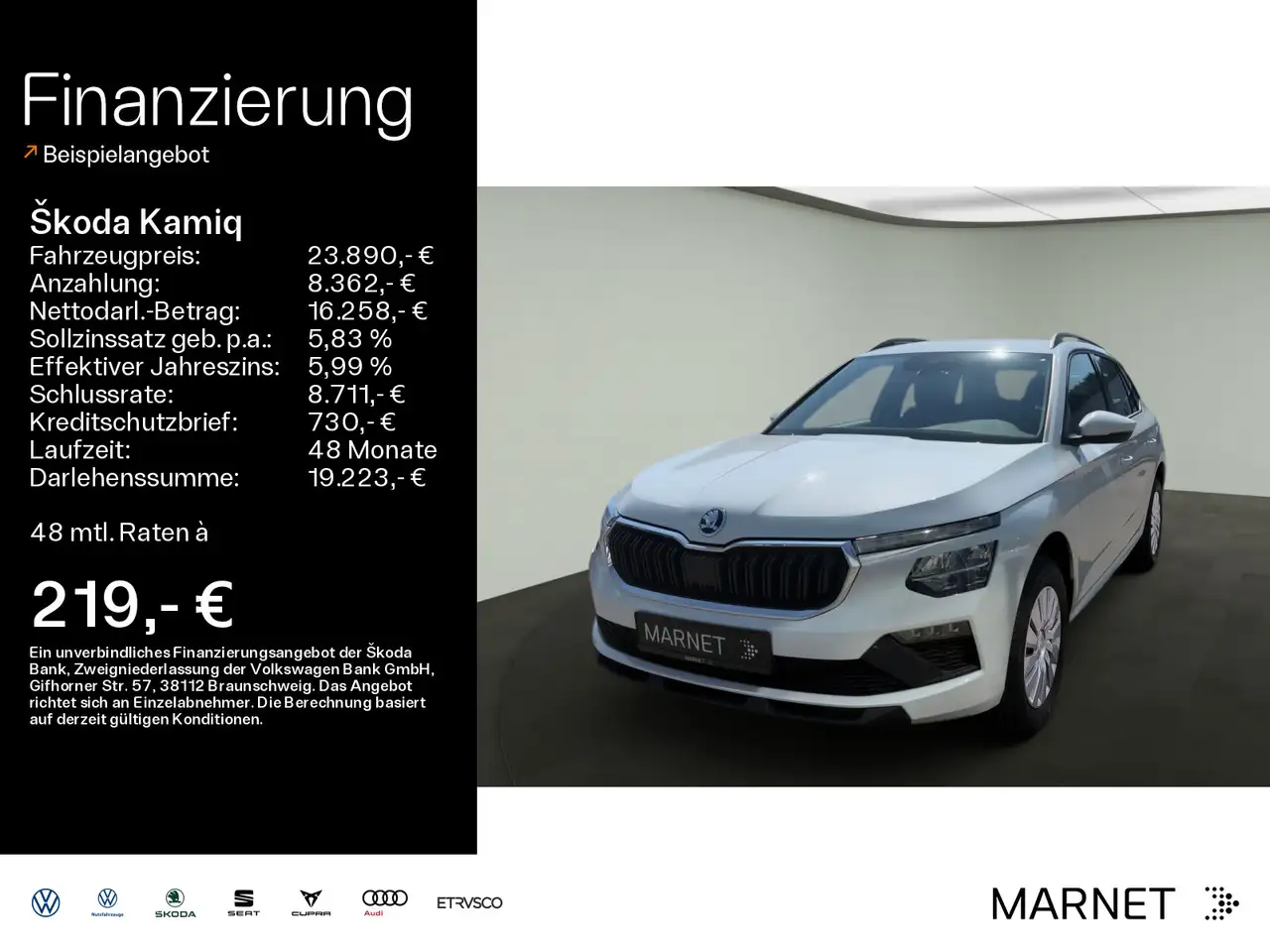 KamiqEssence 1,0 TSI 70 kW 5-Gang-Schaltgetrieb