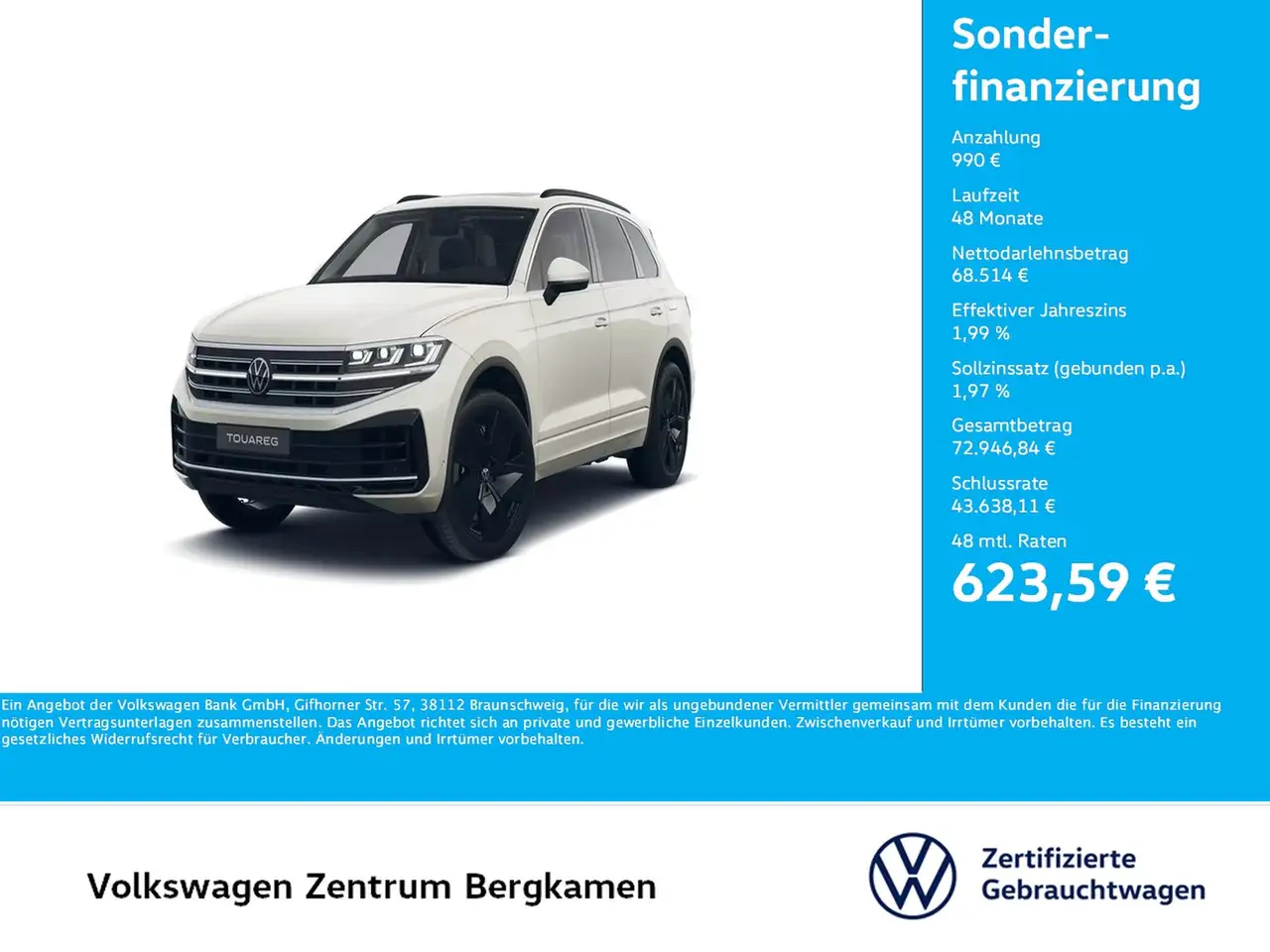 TouaregHYBRID ELEGANCE NEUESMODELL PANO CAM 21Z