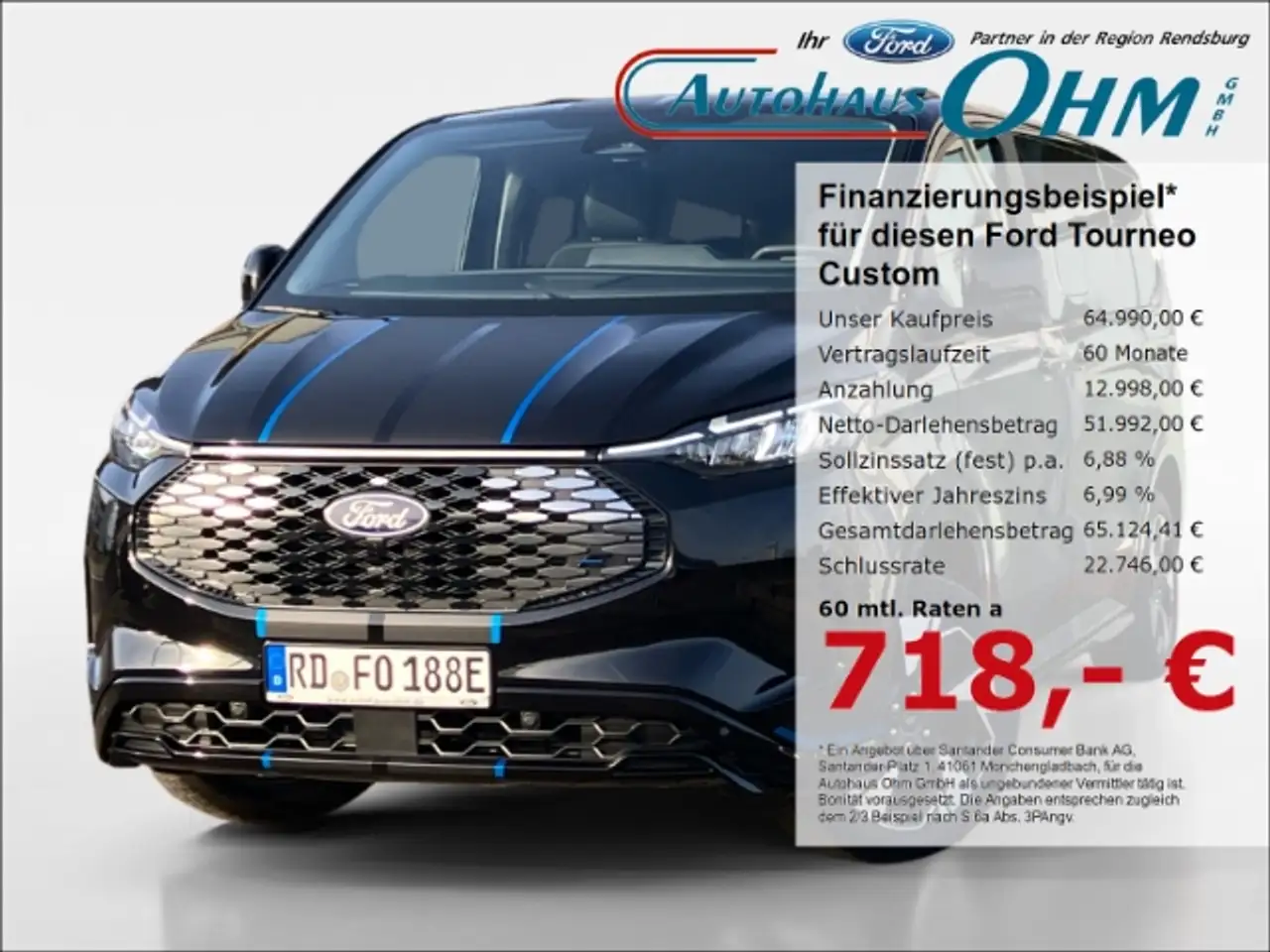 Tourneo CustomE Sport 340 L1 82,5 kWh - PANO - AHK - B&O -