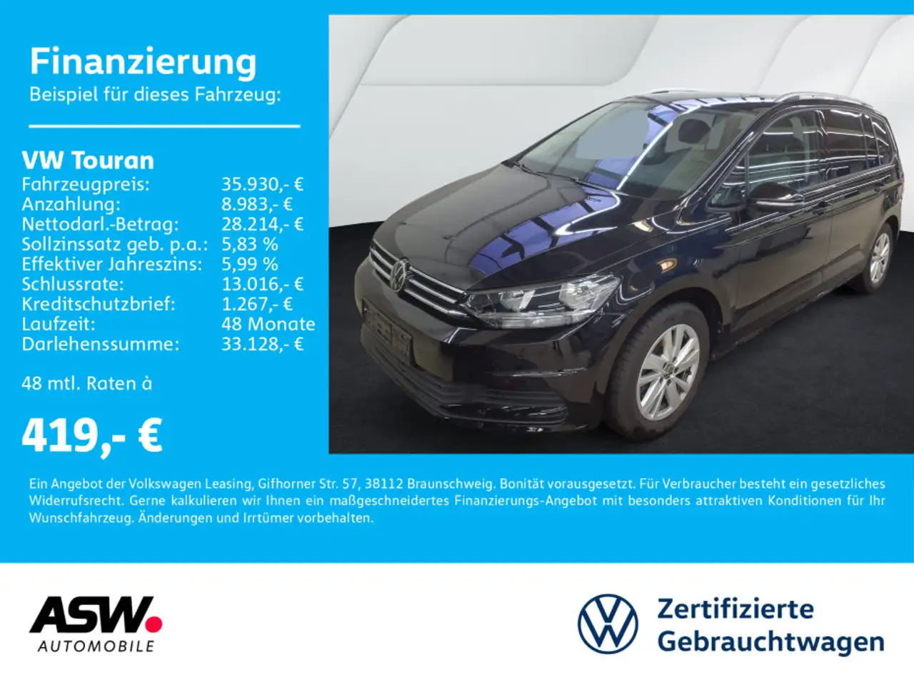 TouranComfortline 1.5 TSI DSG Navi RFK 7-S AHK