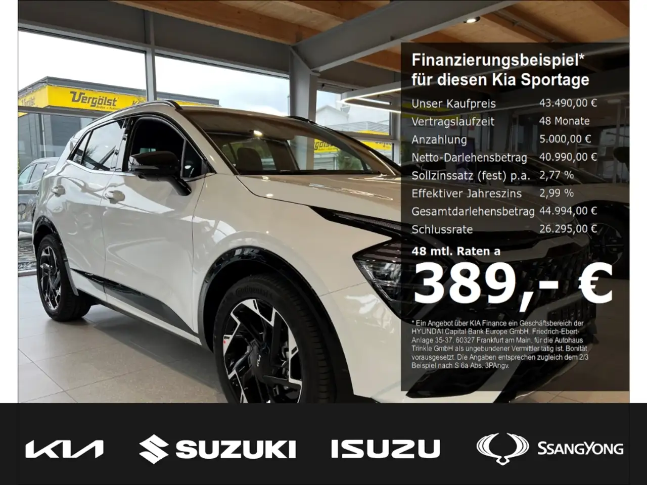 Sportage160 PS DCT GT-Line DRIVE SOUND schwarzes Dach Allr