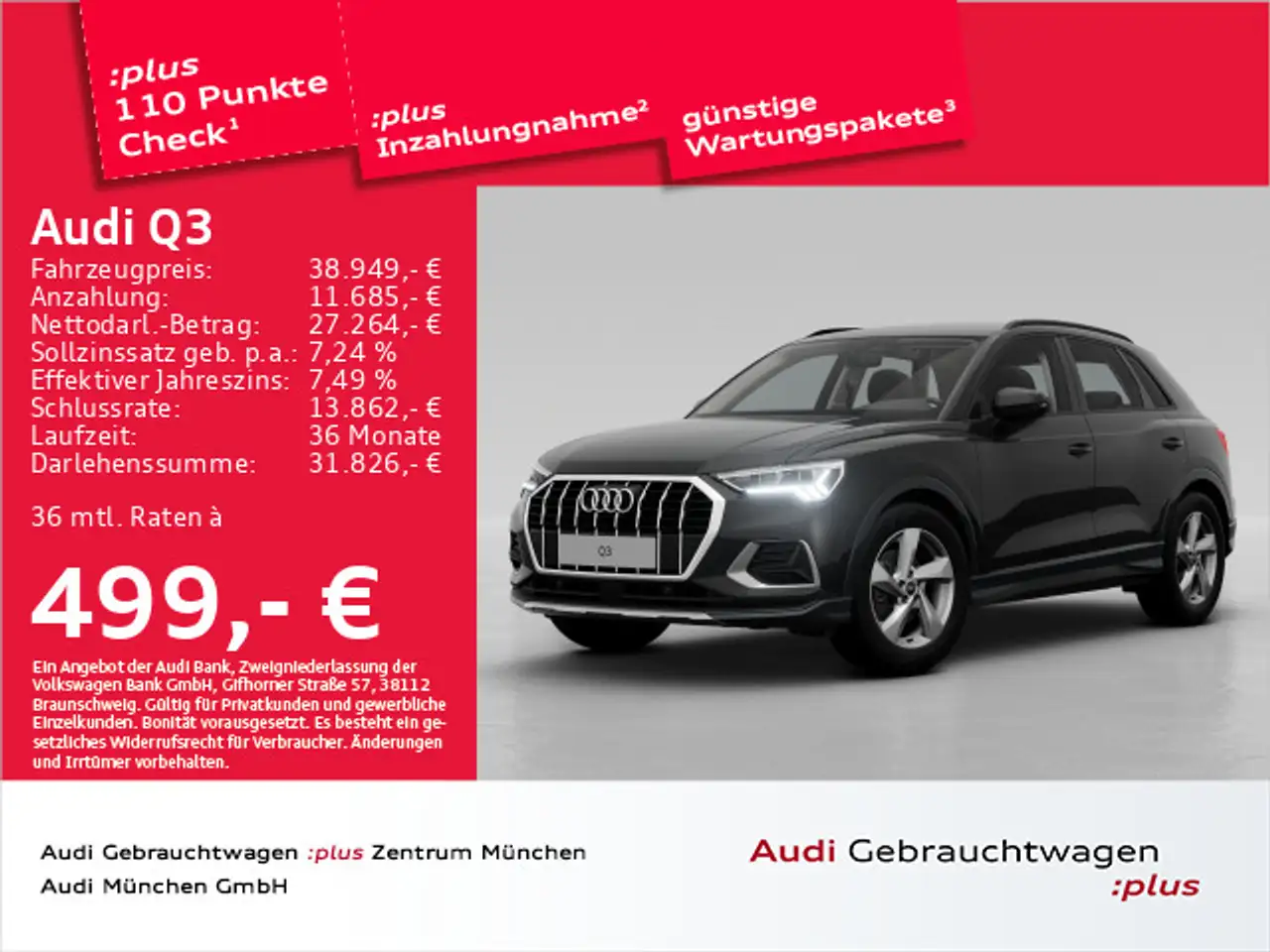 Q335 TDI S tronic advanced ACC/Virtual/Navi+