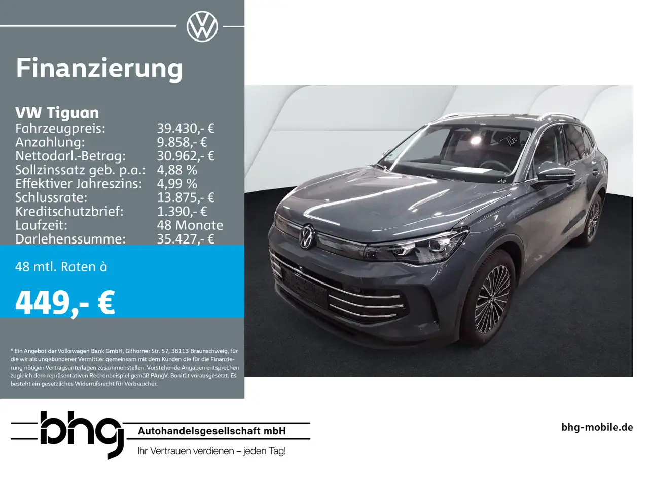 Tiguan1.5 eTSI DSG Elegance AHK, Matrix LED Gan