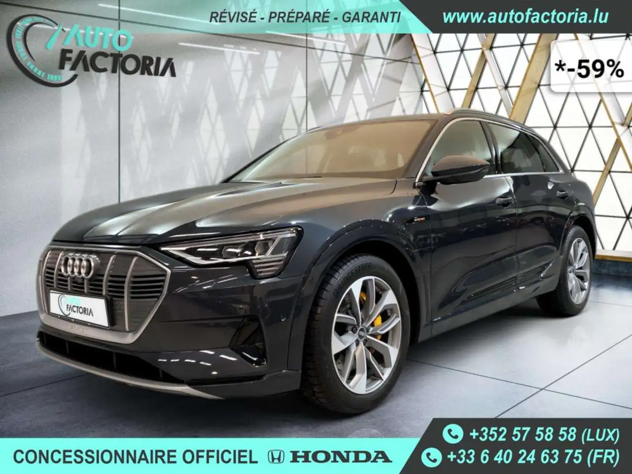 e-tron-59% 55 ELEC 408CV BVA 4x4+GPS+CUIR+CAM360+OPTS