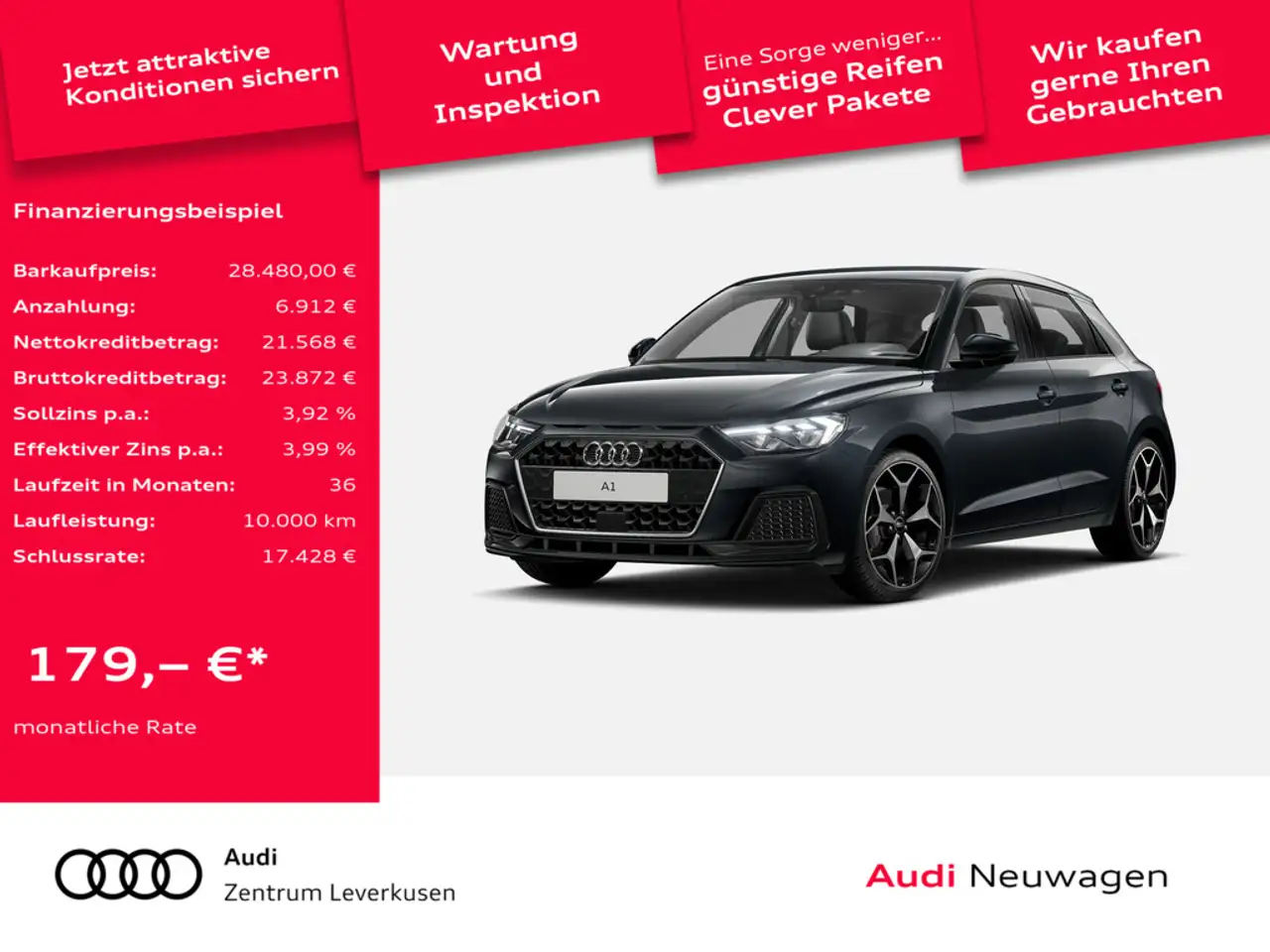 A1Sportback TFSI S tronic advanced VIRT PDC