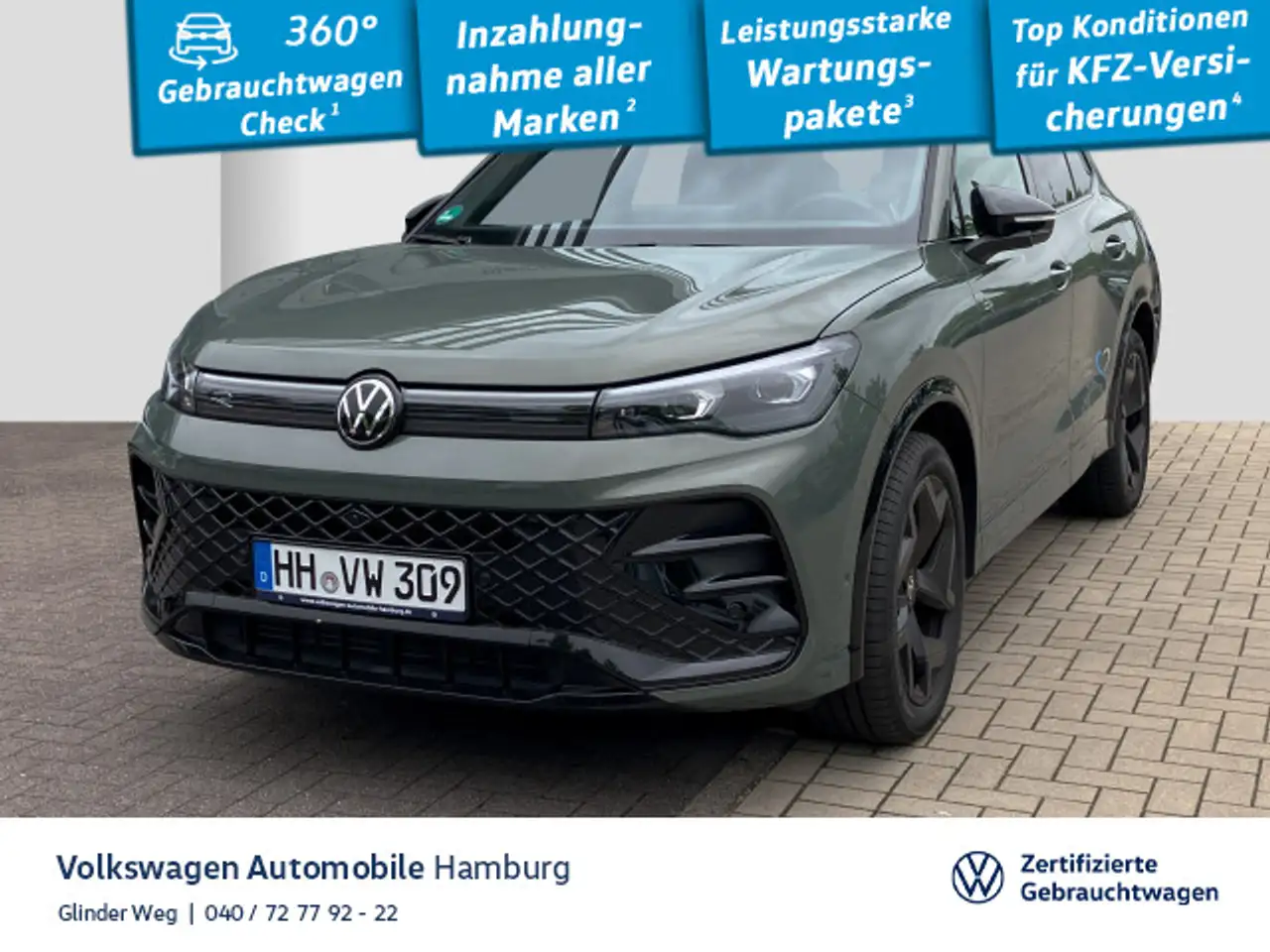 Tiguan1.5 eTSI R-Line DSG Panoramadach AHK Navi