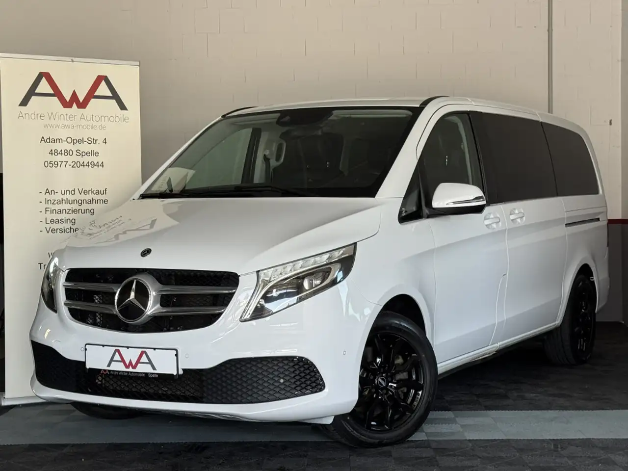 V300 d lang 7-Sitze Leder LED ACC 2Schiebetüren