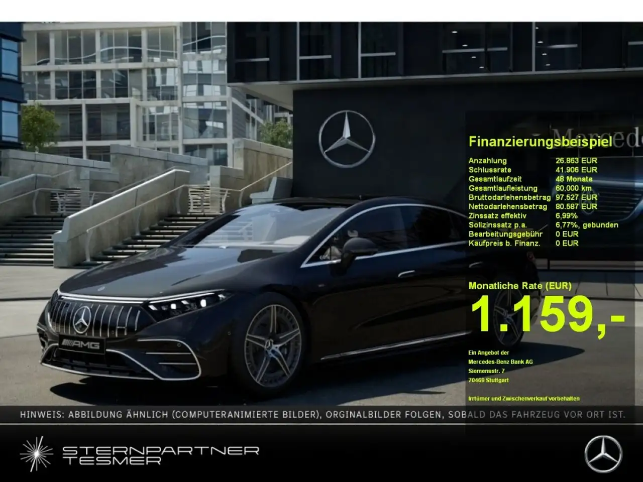 EQS53 4M AMG +MBUX+PANO+KAMERA+360°+Ambiente