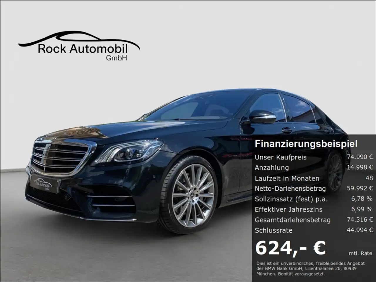 S 400d 4M L AMG Designo First Class Chaffeur Tv *Garant