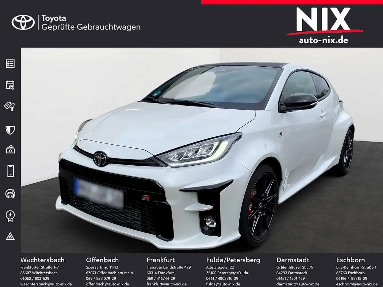 Yaris1.6 Turbo GR WRC Tripple Edition LED